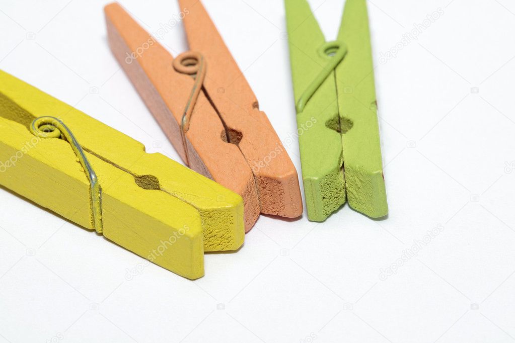 Colored Wooden Paper Clips