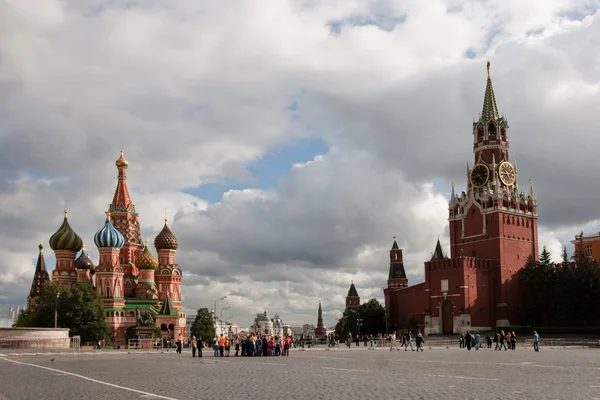모스크바에서 빨간색 영역 스톡 이미지