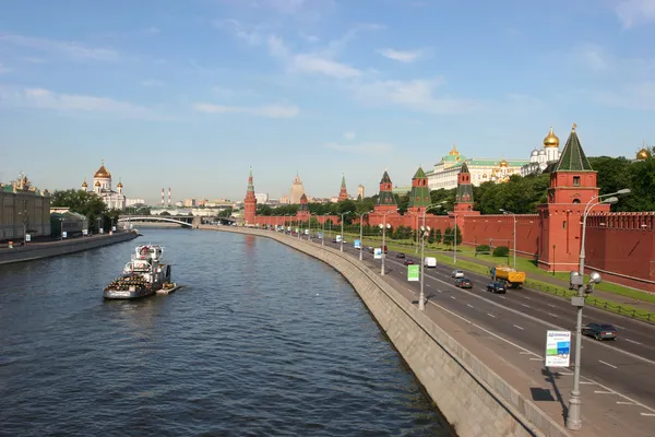 Kremlin embankment Royalty Free Stock Images