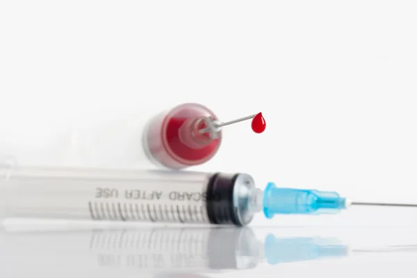 血液注射器 — ストック写真
