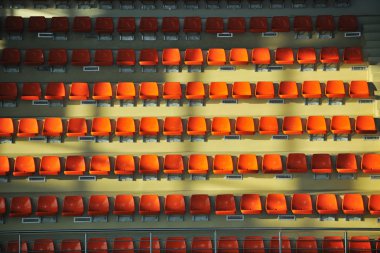 Sport arena seats clipart