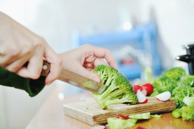 Healthy food salad clipart