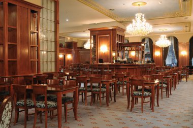 Cafe restoranı kapalı.