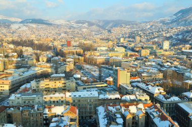 Saraybosna şehir manzarası