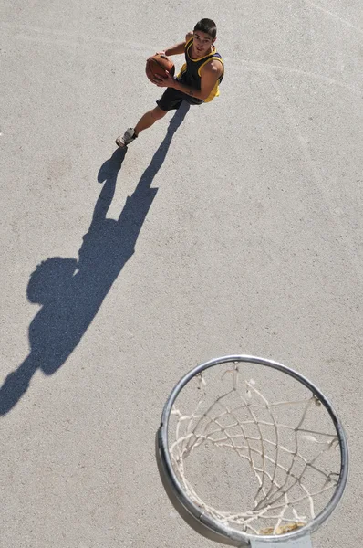 야외 농구 거리 농구 — 스톡 사진