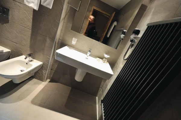 Badkamer Binnenaanzicht — Stockfoto