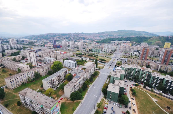 Architettura Arial Sarajevo paesaggio urbano — Foto stock gratuita
