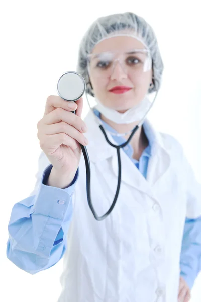 Nainen sairaanhoitaja muotokuva — kuvapankkivalokuva