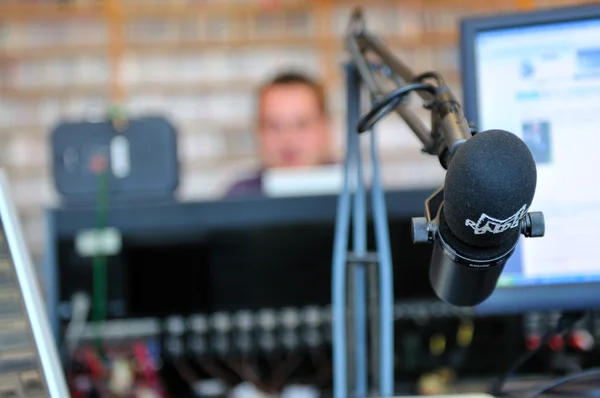 Радіо станція інтер'єру — стокове фото