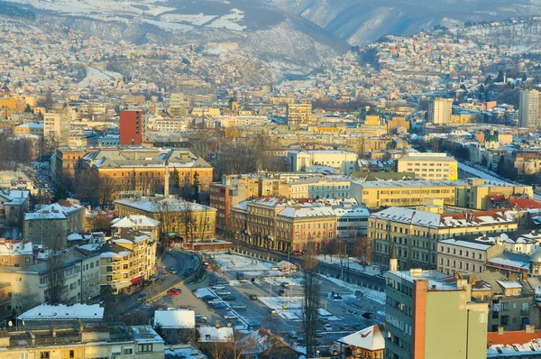 Sarajevo városi táj — Stock Fotó