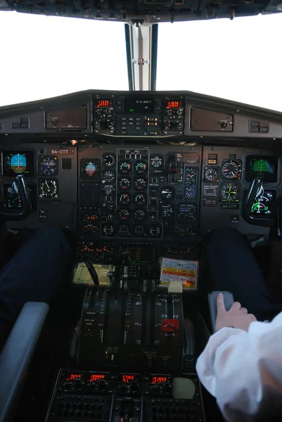 Interior de la cabina del avión —  Fotos de Stock