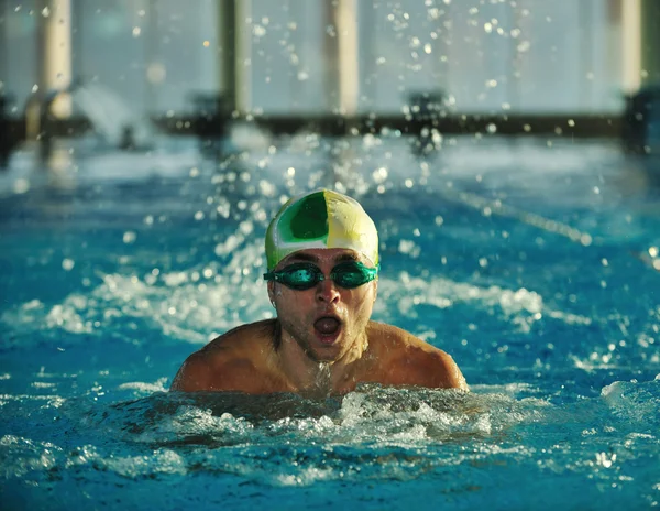 Unga idrottare simmare — Stockfoto