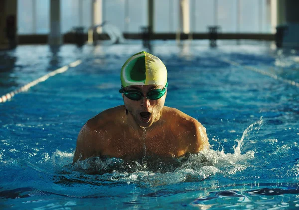 Unga idrottare simmare — Stockfoto