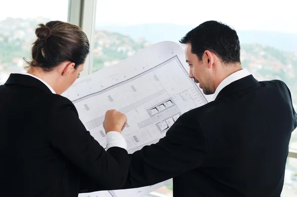 Young architect team — Stock Photo, Image