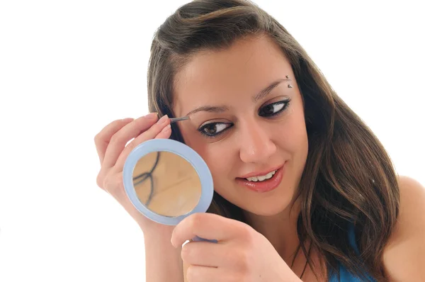 Oko obočí kosmetika — Stock fotografie
