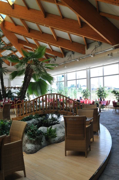 Tropische restaurant indoor — Stockfoto