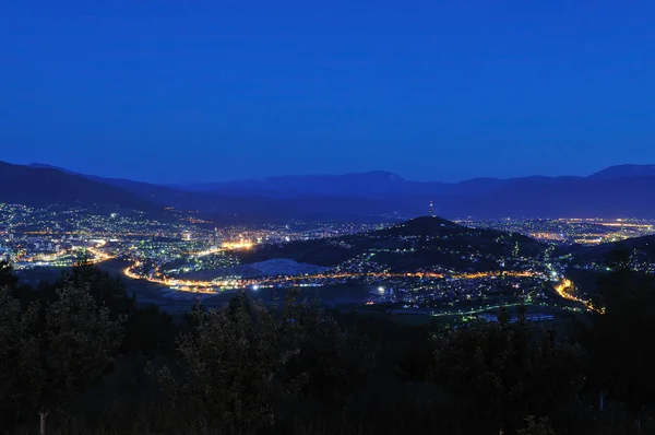 Szarajevó éjszaka — Stock Fotó