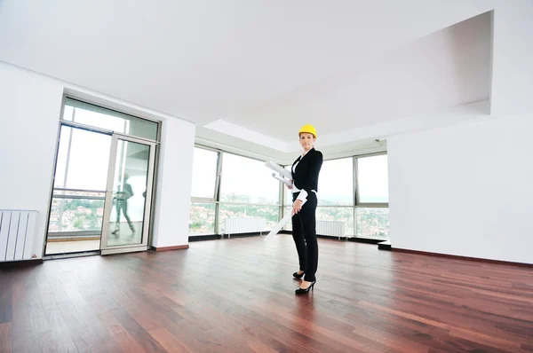 Young architect woman Royalty Free Stock Images
