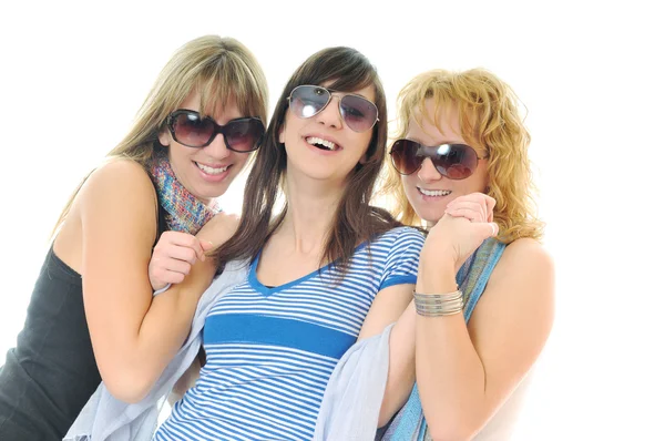 Three woman isolated Stock Picture