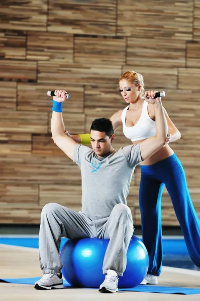 Fitness personal trainer — Stock Photo, Image
