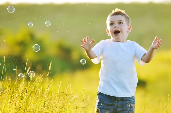 Gyermek buborék — Stock Fotó