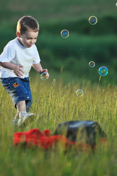 Dítě bublina — Stock fotografie