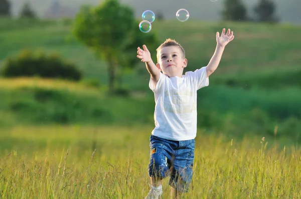 Burbuja infantil — Foto de Stock