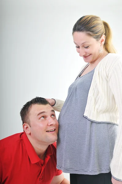 À espera do bebé — Fotografia de Stock