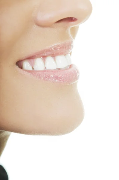 Sonrisa blanca saludable — Foto de Stock