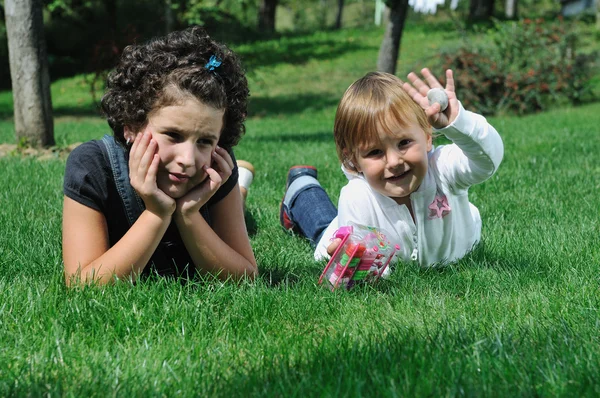 Bambini moda outdoor — Foto Stock