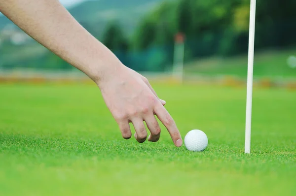 Golf topu oyunu — Stok fotoğraf