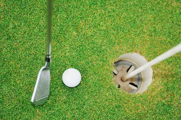 Golf labda játék — Stock Fotó