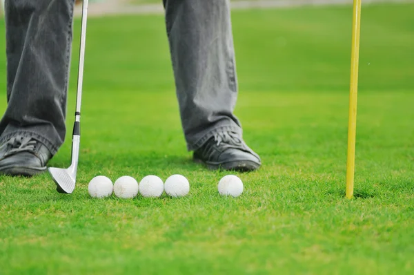 ゴルフ ボール ゲーム — ストック写真