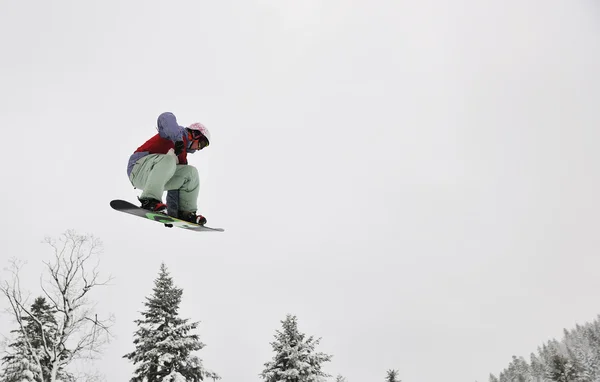 Snowboard atlama — Stok fotoğraf