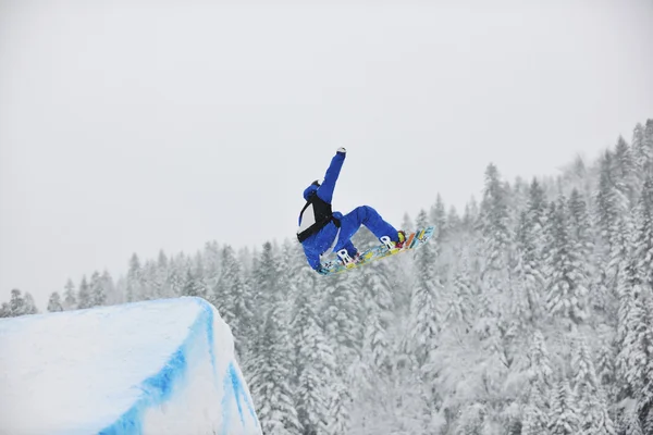 Přejít snowboard — Stock fotografie