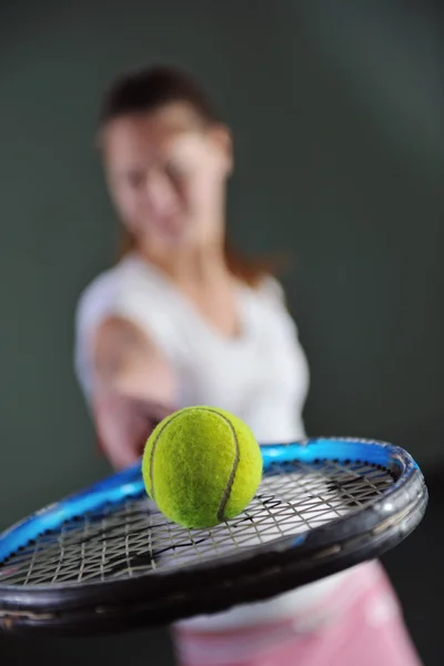 Tenis kızı — Stok fotoğraf