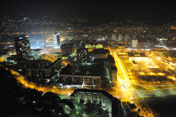Natt stadsbild — Stockfoto