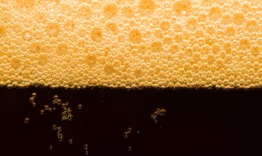 Close-up dark beer clipart