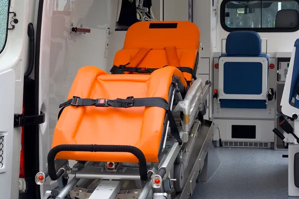 救急車のインテリア — ストック写真