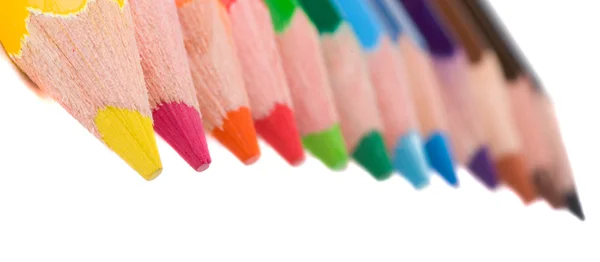 Close-up group of pencils — Stock Photo, Image