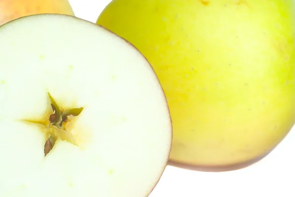 Close-up meia maçã — Fotografia de Stock