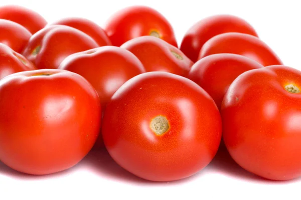 Close-up many tomatoes — Stock Photo, Image