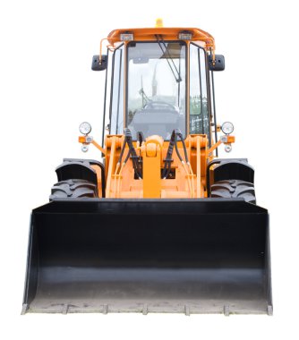 Digger front view clipart