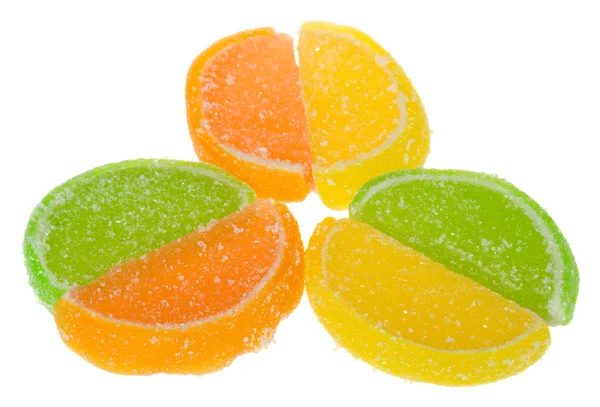 stock image Fruit jellies isolated