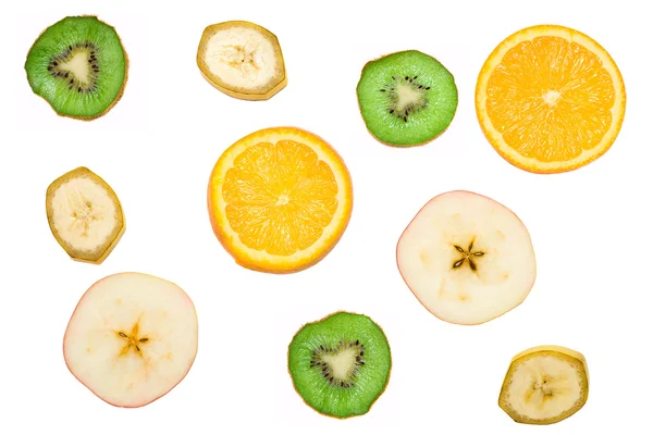 Шматочками фруктів — стокове фото