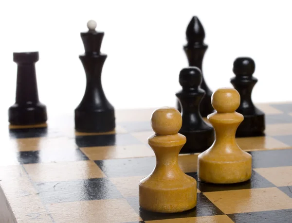 Spel van schaak — Stockfoto