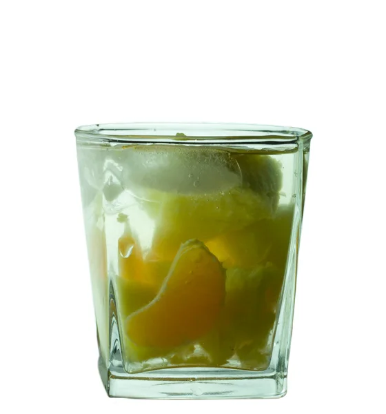 Glas mit Fruchtcocktail 1 — Stockfoto