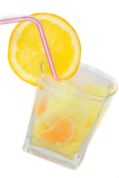Bicchiere con cocktail di frutta 2 — Foto Stock