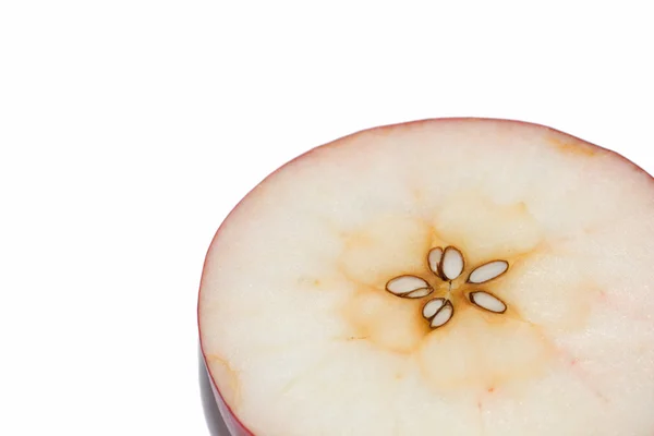 Mitad de manzana — Foto de Stock