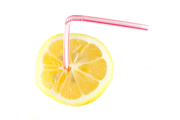 Bardağı taşıran damla limonlu — Stok fotoğraf